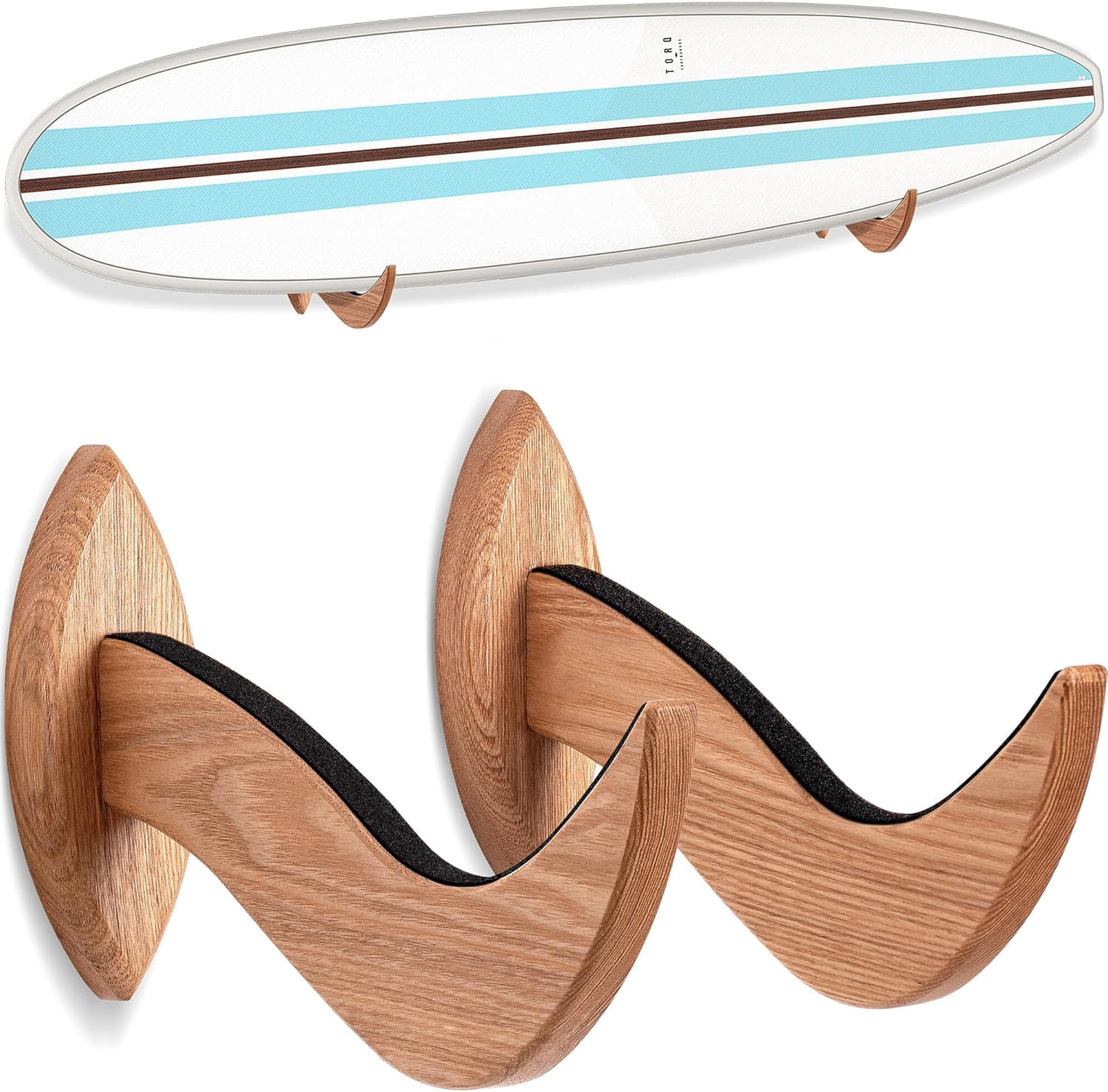 Surfboard rack shelf