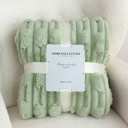 Flannel Jacquard blanket