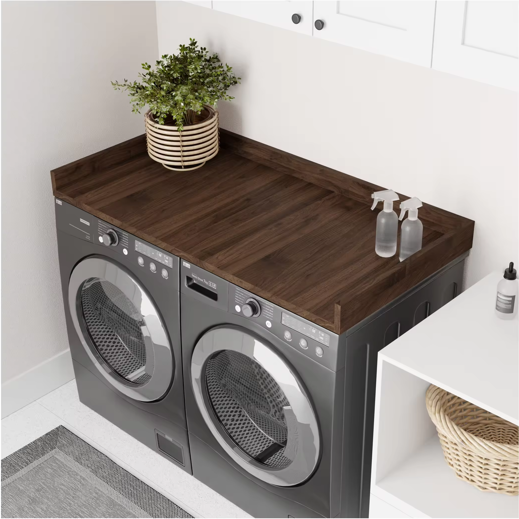 Washer dryer countertop