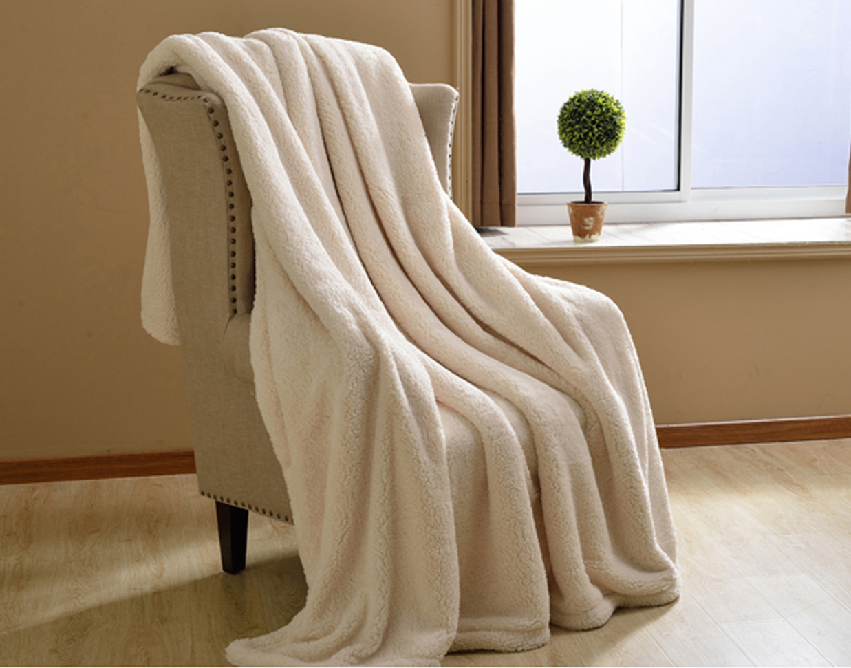 teddy sherpa blanket