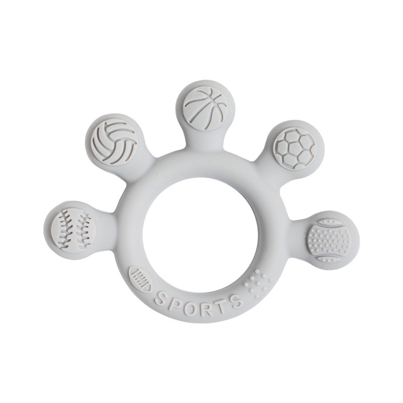 Latest Food Grade Silicone Pacifier Baby Teether Bear Animal Shapes with Educational Safety Features