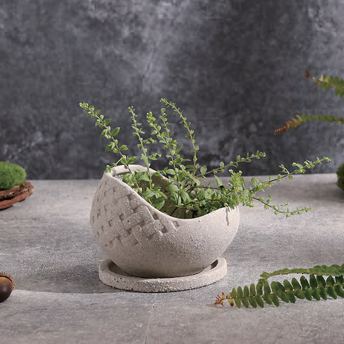 Flower pot，Recycled Ceramics
