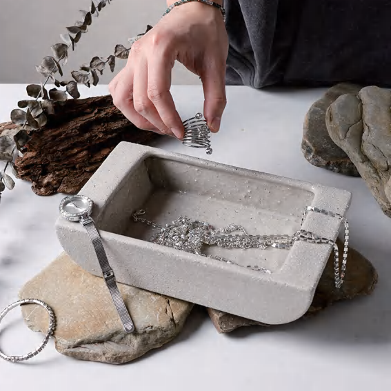 Watch box, recycled ceramic