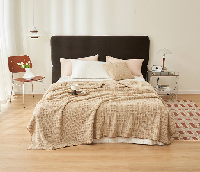 jacquard sherpa blanket