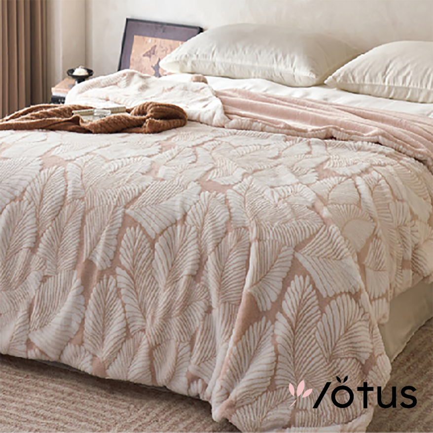Jacquard double-layer sherpa blanket
