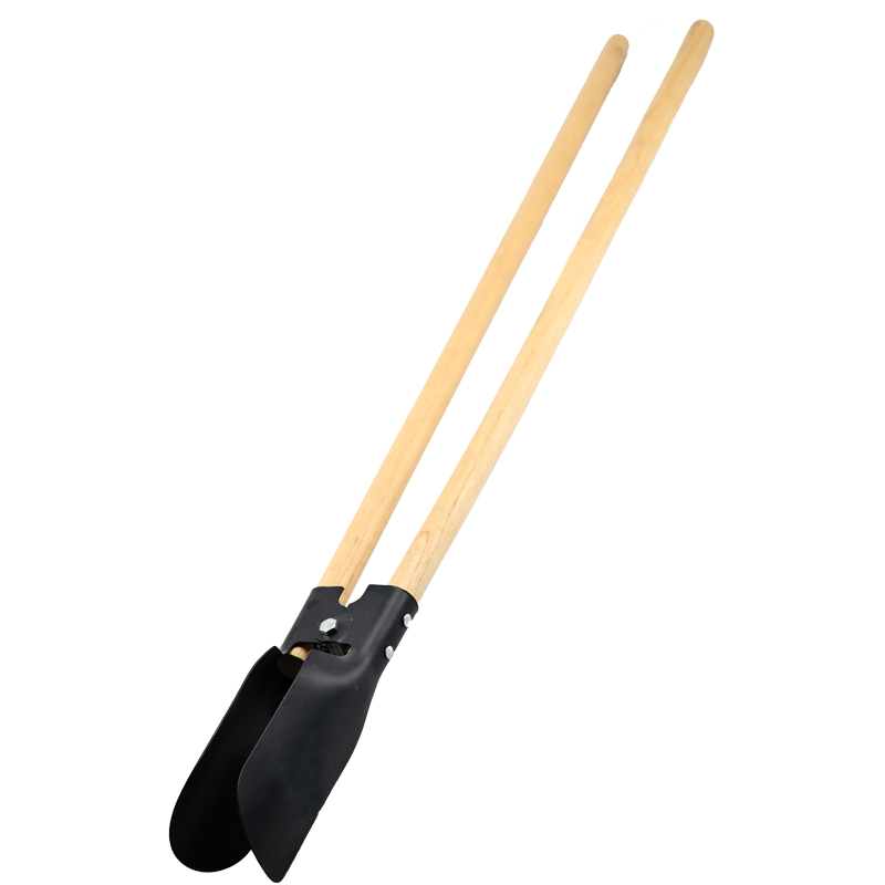 Farm Lawn Garden Post Hole Digger W/Wooden Handle