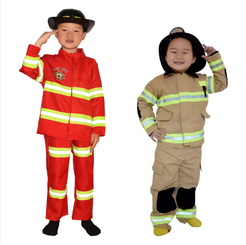 Children's Firefighter Role-Playing Clothing Excluding Hat