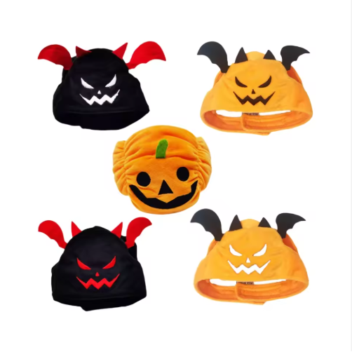 Pet Cat Dog Pumpkin Hat Halloween Ghost Day Decorative
