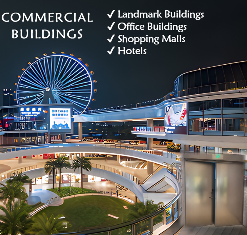 Fire Door for Commercial Buildings Malls/Plazas/Complexes/Office Buildings/Landmarks Buildings