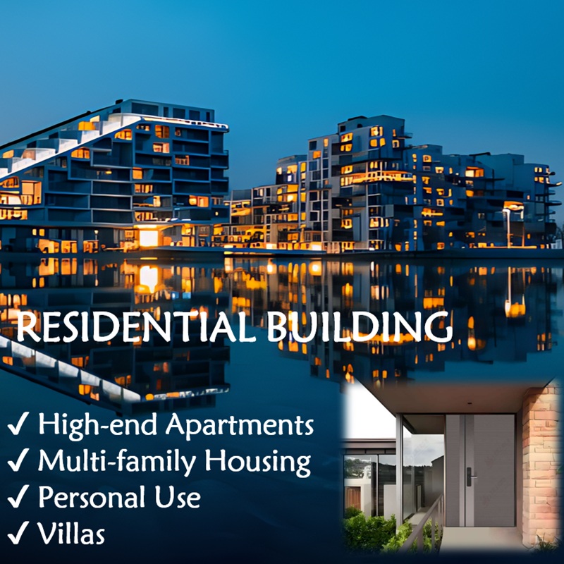 Residential Armored Entry Doors High-End Villas,Apartments and Smart Homes Seeking Security