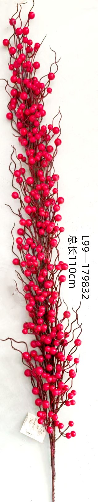 Pick with berries for decoration
