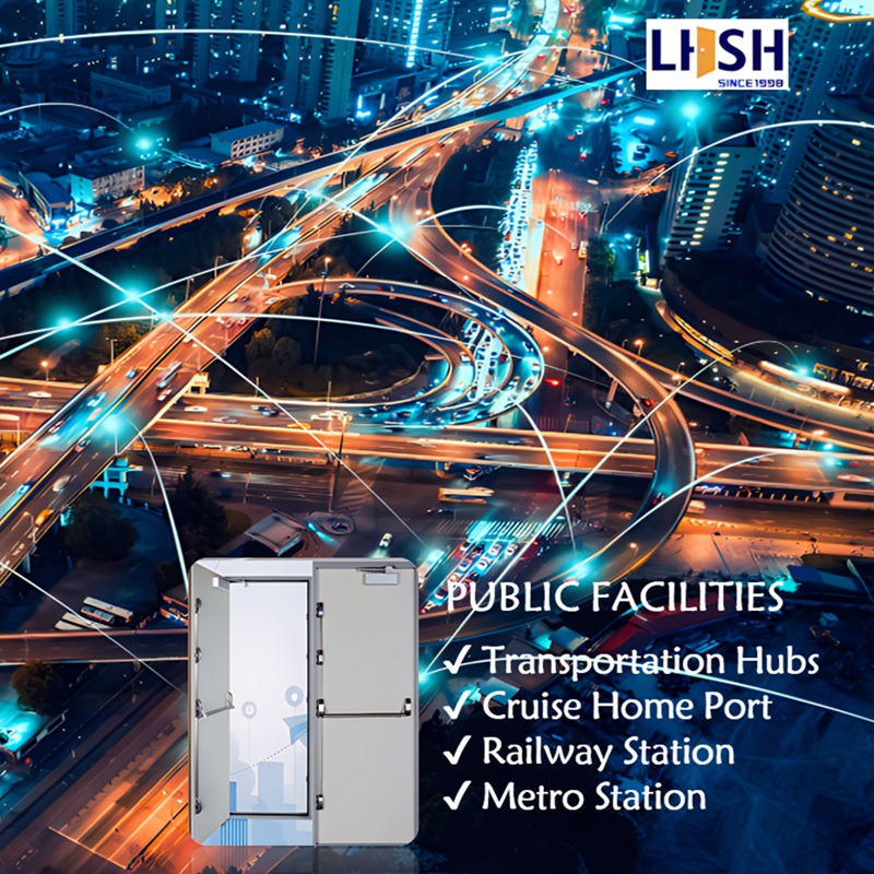 Airtight/Wind-resistant/Fire-rated Tunnel Railway Doors