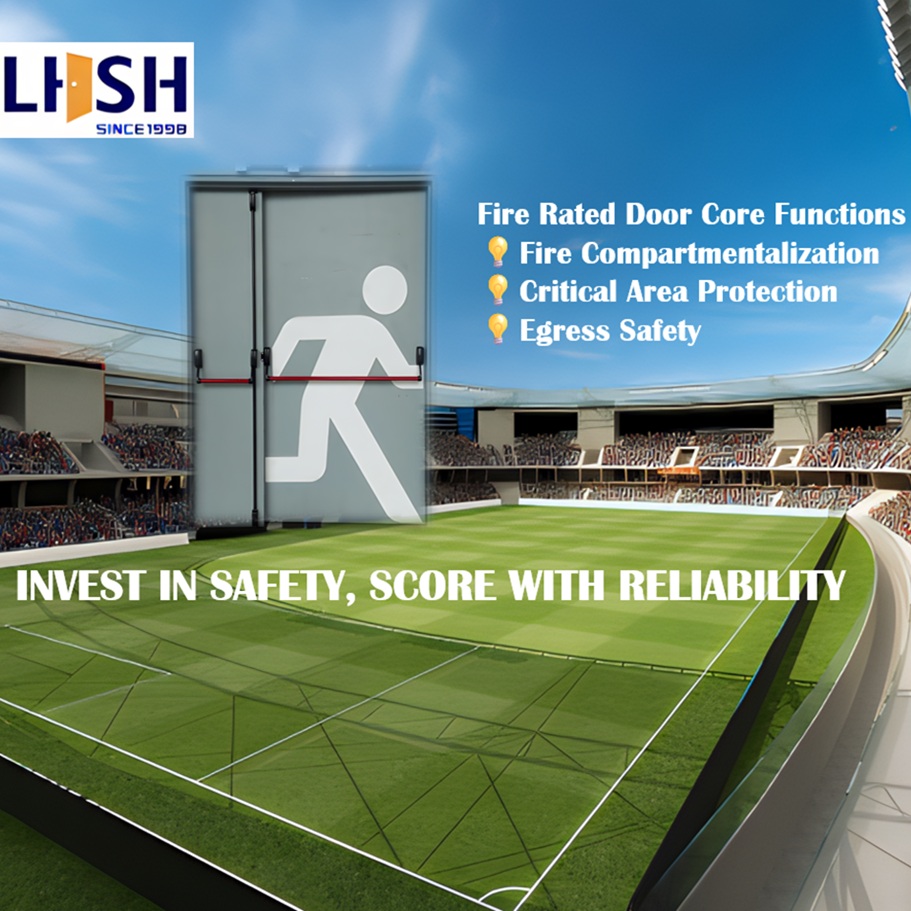 Tailored Fire Doors for Stadiums/Libraries/Museums/Schools Public Safety meets national legacy