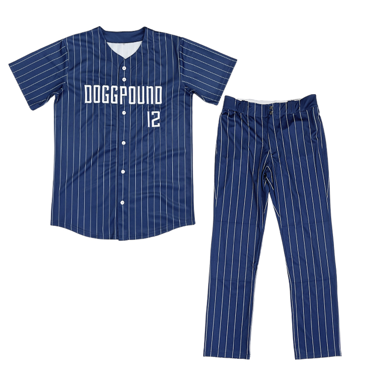 Team Baseball Jersey Striped Baseball Jersey Classic Baseball Jersey