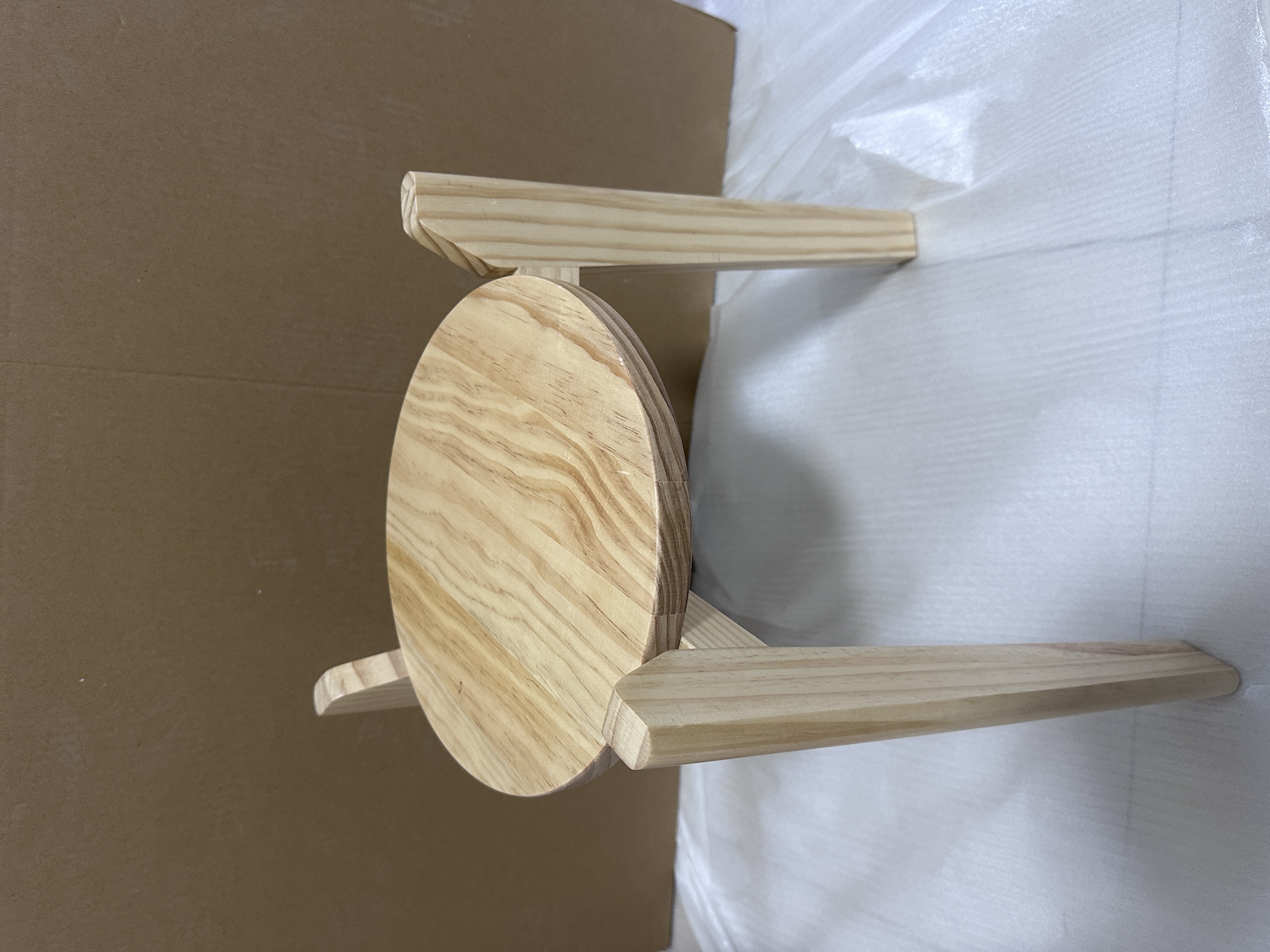 Wood Plant Stand Indoor Outdoor, Wooden Stool for Patio Plant Stand, Planter Stand Rattan Stand