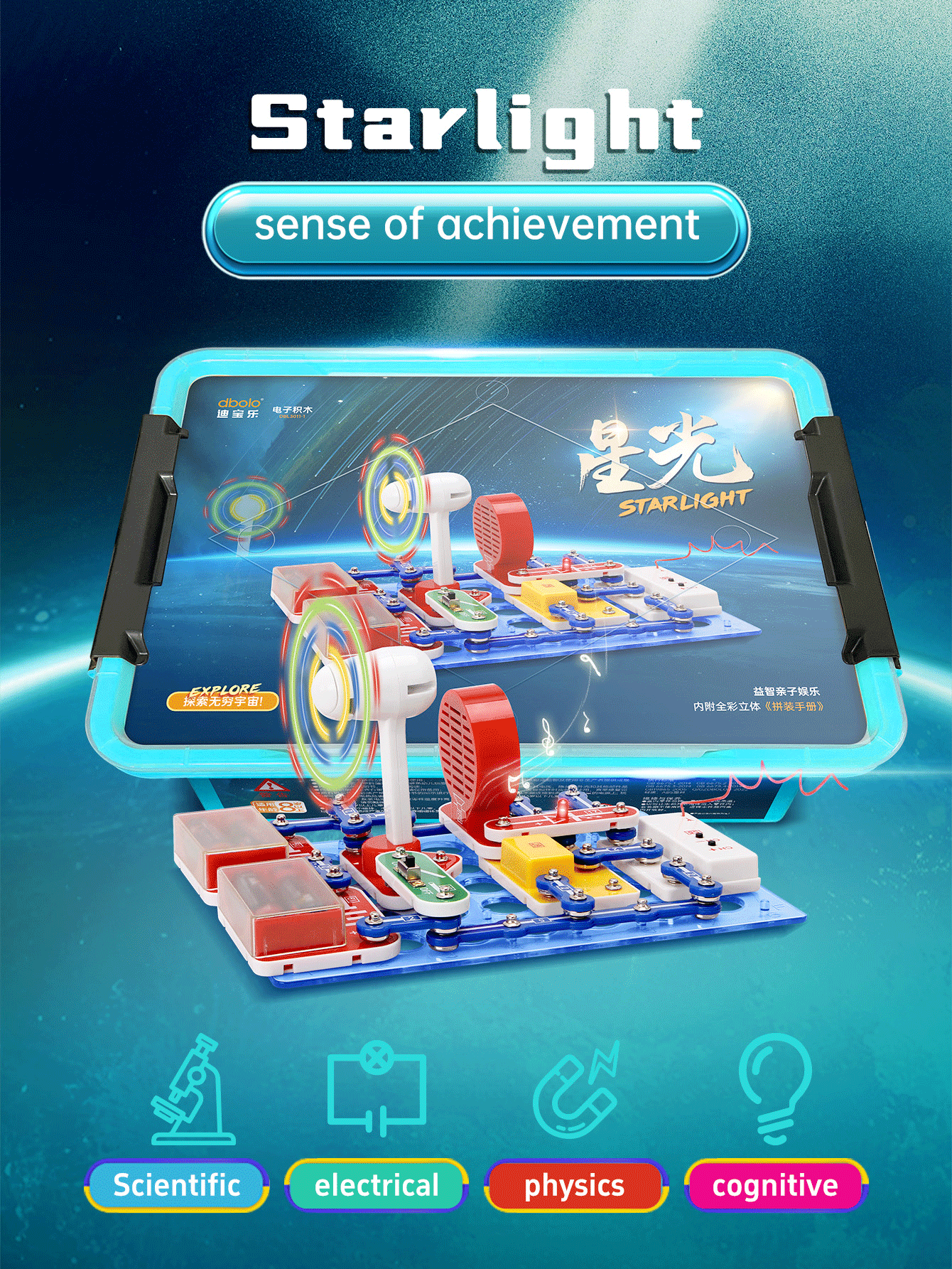 Star LIGHT, Electronic kits for physics experiments, electronic ciurcuits games