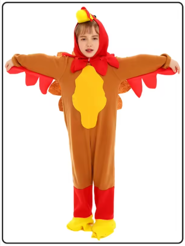 Chicken Animal Performance Costumes Children Turkey Role-playing Cos Clothes Cartoon Doll Clothes