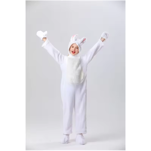 Easter Party Performance Costume White Rabbit Cosplay Cosplay Costume Halloween Children Stage