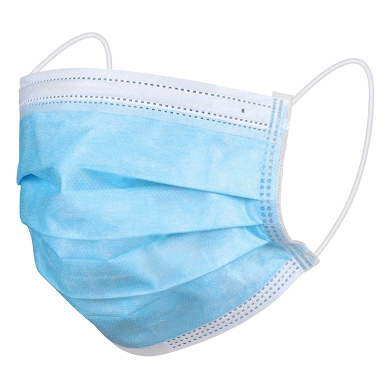 Medical surgical non-sterile flat ear-loop mask