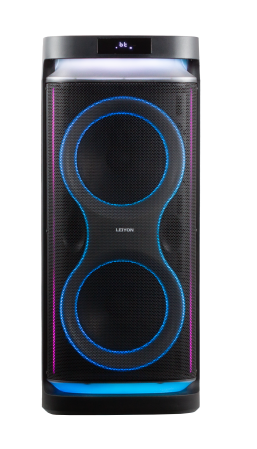 100W Double 10" Bluetooth Speaker 10D33 LED light Portable Wireless TWS Bluetooth PA Speaker