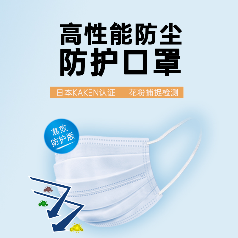 Beautiful Leaf Double Support Strip Four-layer Thickened Protective Mask