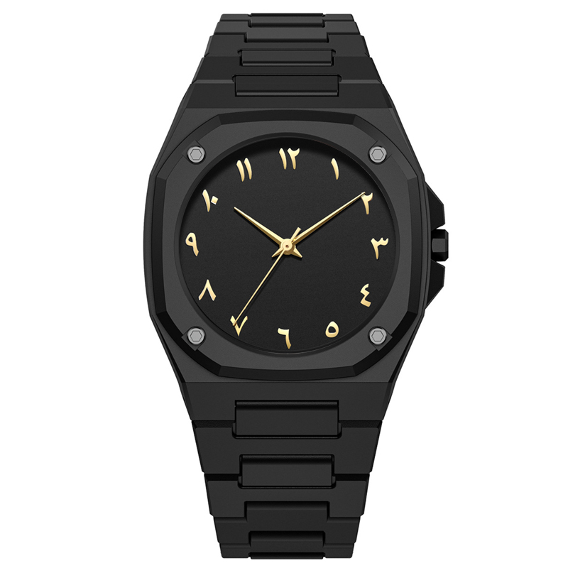 TPW K7030 Fashion Men Black Arabic Number Dial Watch