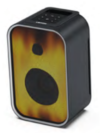Waterproof High Power Bluetooth Party Boombox Speaker with Flame LED light PB66