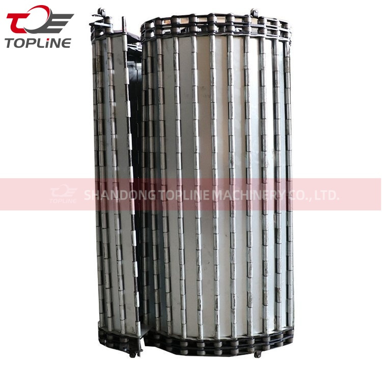 CE Sanitary 304 Stainless Steel Chain Plate Conveyor Belt for Food Processing