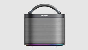 Waterproof High Power Bluetooth Party Boombox Speaker with Flame LED light PB66