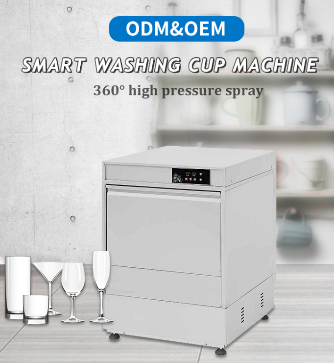 Davosa Factory Wholesale Stainless Steel Kitchen Equipment Mini Commercial Undercounter Dishwasher