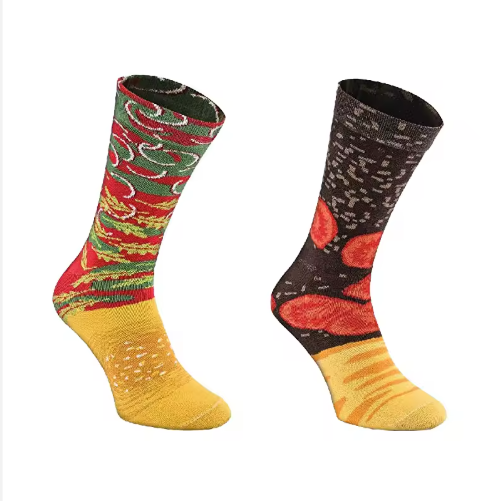 Hamburger Crew Cotton Sock Mens Womens Gift Box Socks
