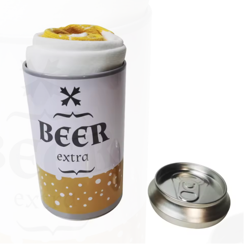 Canned Gift Box Funny Unique Cozy Cute Colored Socks for Women