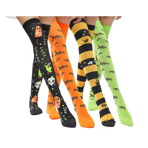 The Knee Halloween Long Stockings Women Party Costume Thigh High Socks
