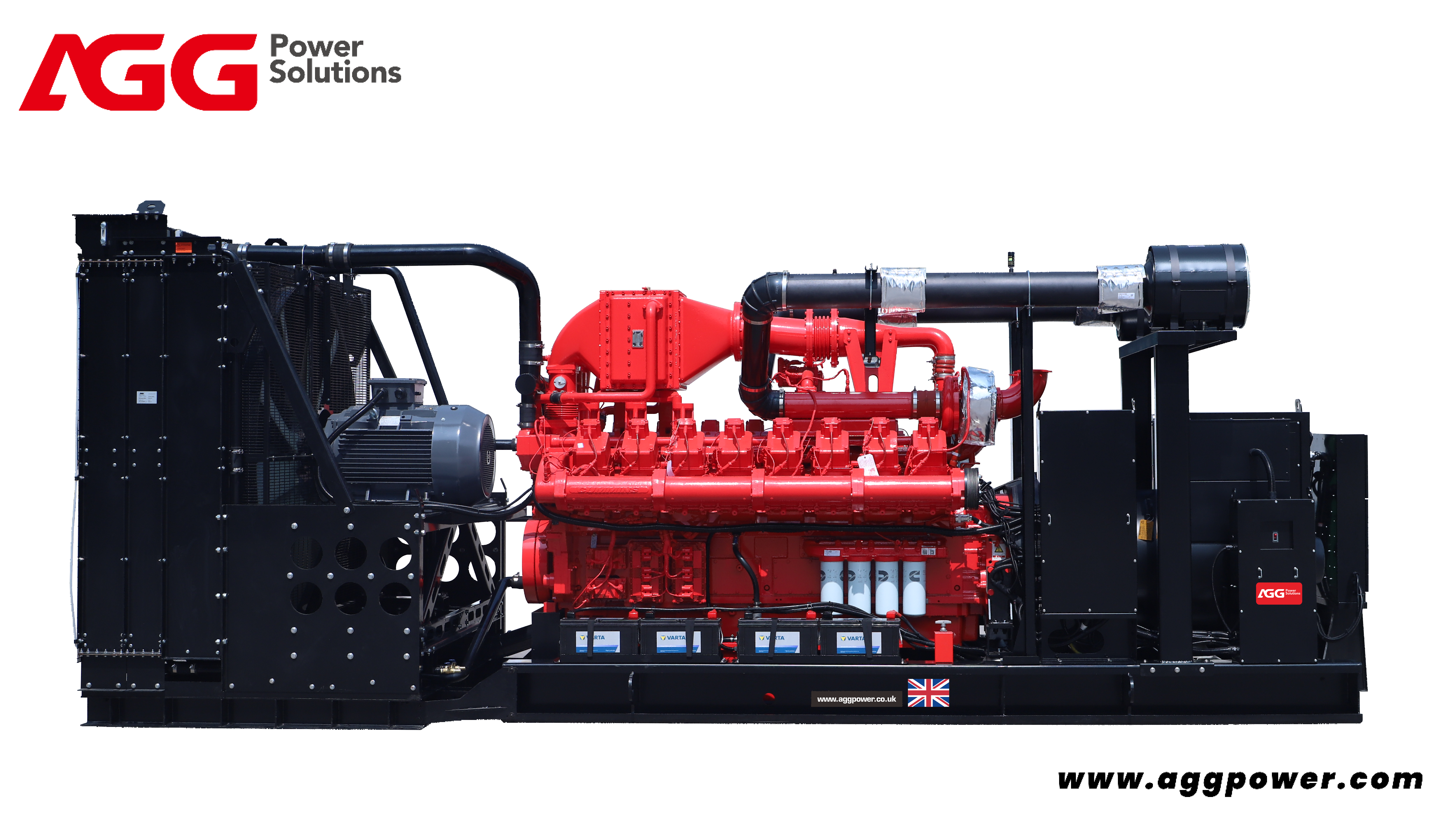 CU Series Model A AGG Gas Genset Open Frame 1375KVA