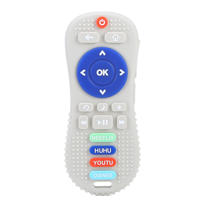 Wholesale Bpa Free Silicone Baby Teething Toys Babys New TV Remote Control Silicone Teether