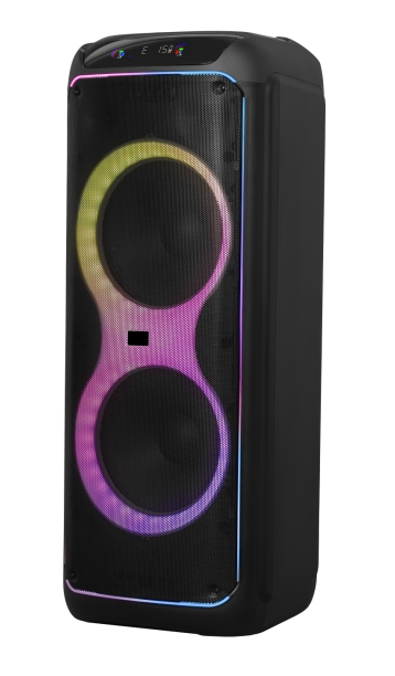 100W Double 12" Bluetooth Spker 12D36 LED light Portable Wireless TWS Bluetooth eaPA Speaker