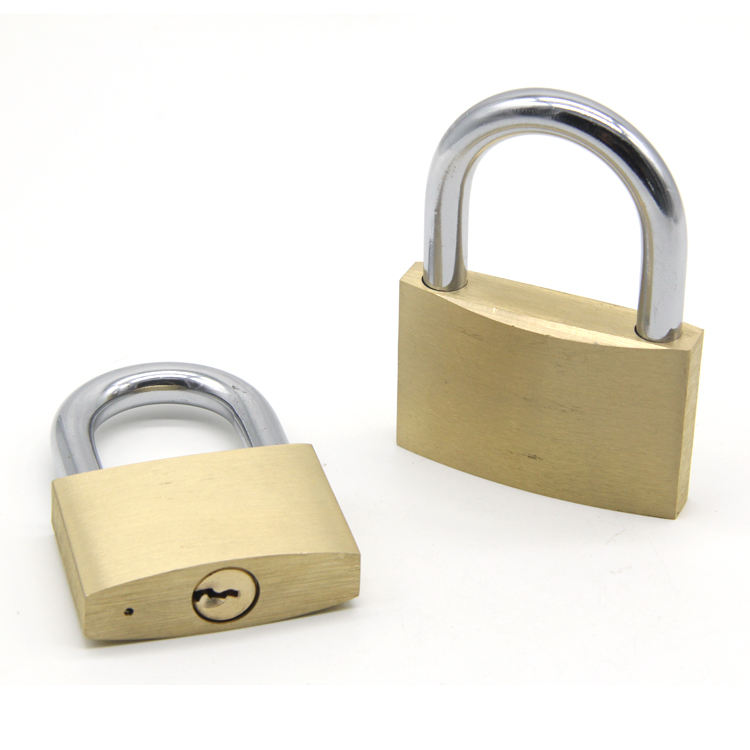Solid Brass Padlock Small Pad Lock Cheap Padlocks Storage Lock Shackle for Locker Outdoor Indoor