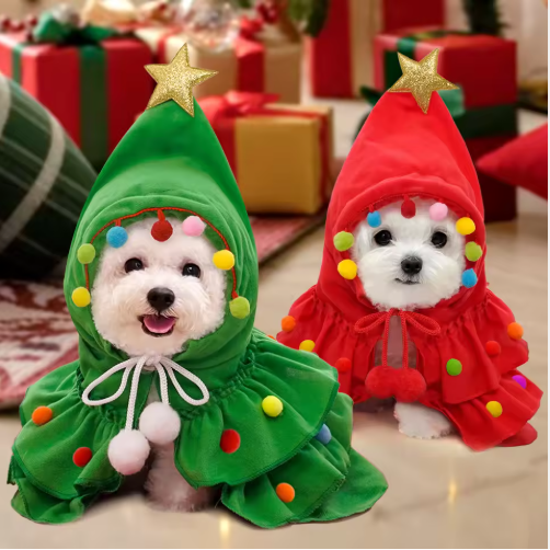 Cat Dog Pet Christmas Costume Clothes for Christmas