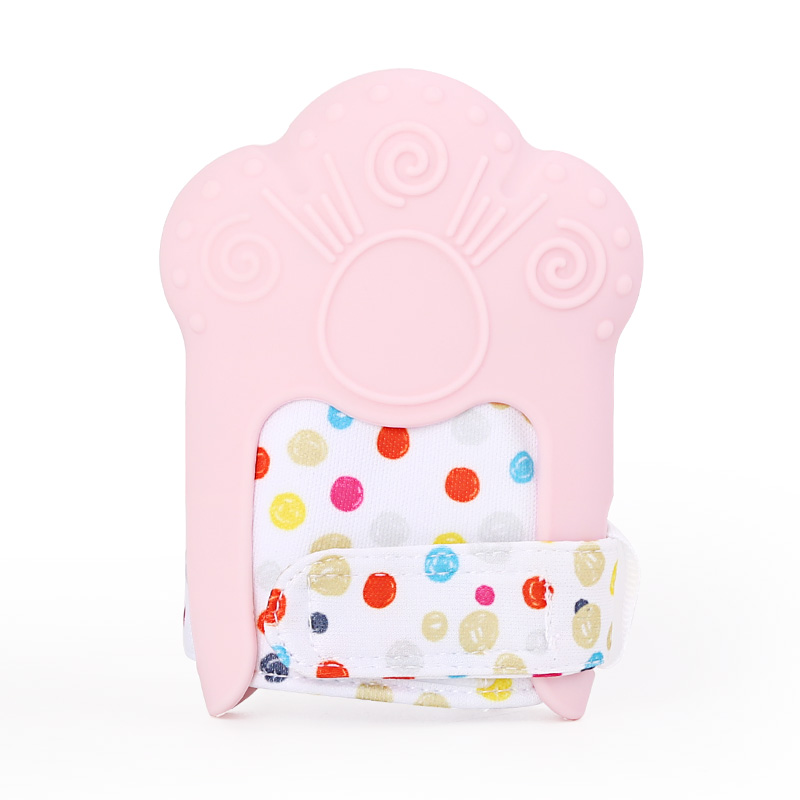 Silicone Teething Glove Bpa Free Safe Food Grade Baby Teething Mitten