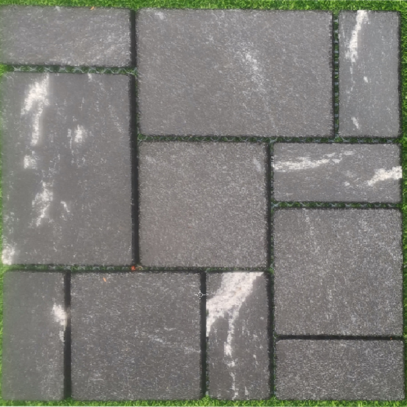 Stone with mesh