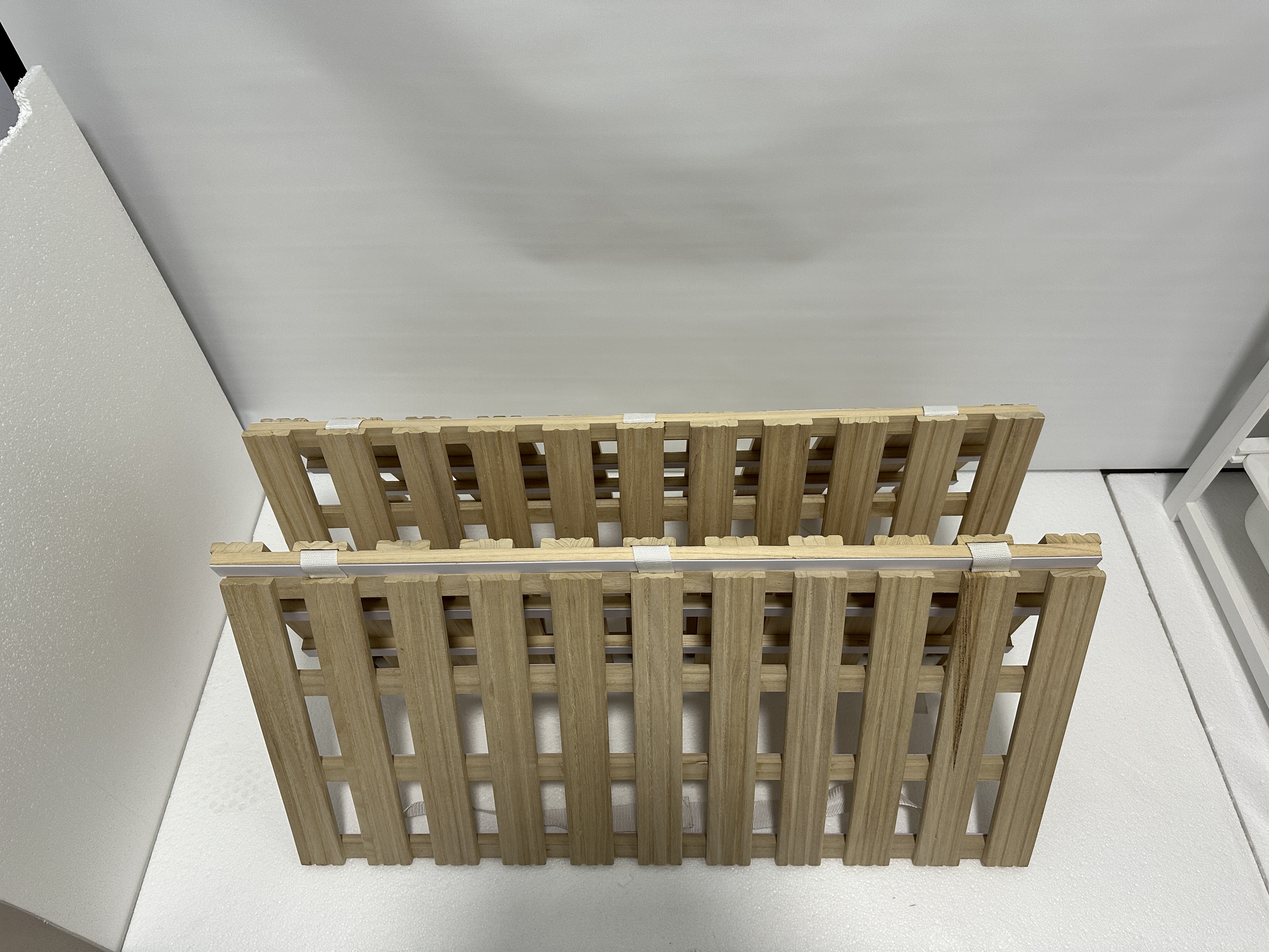 Four fold wooden bed