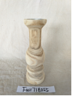 Wooden thin-necked candlestick