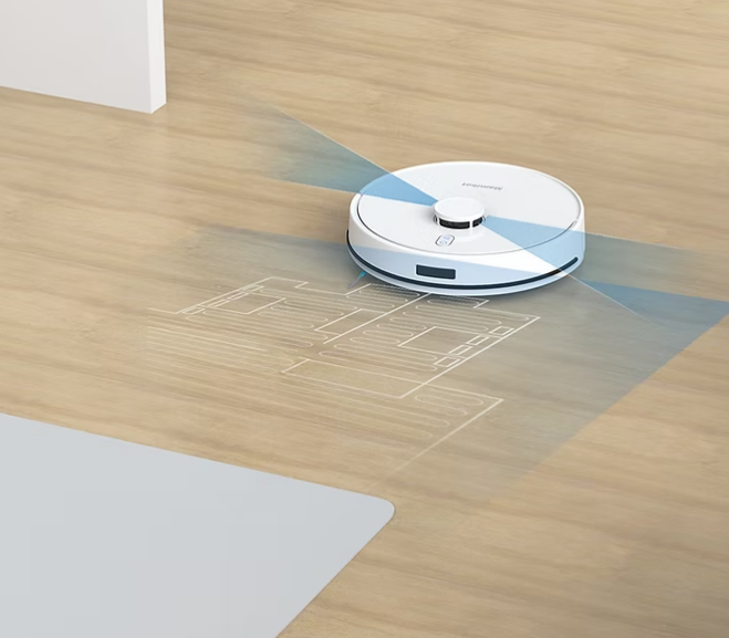 Mamiboy LDS Laser Navigation Robot Vacuum Cleaner Exvac810