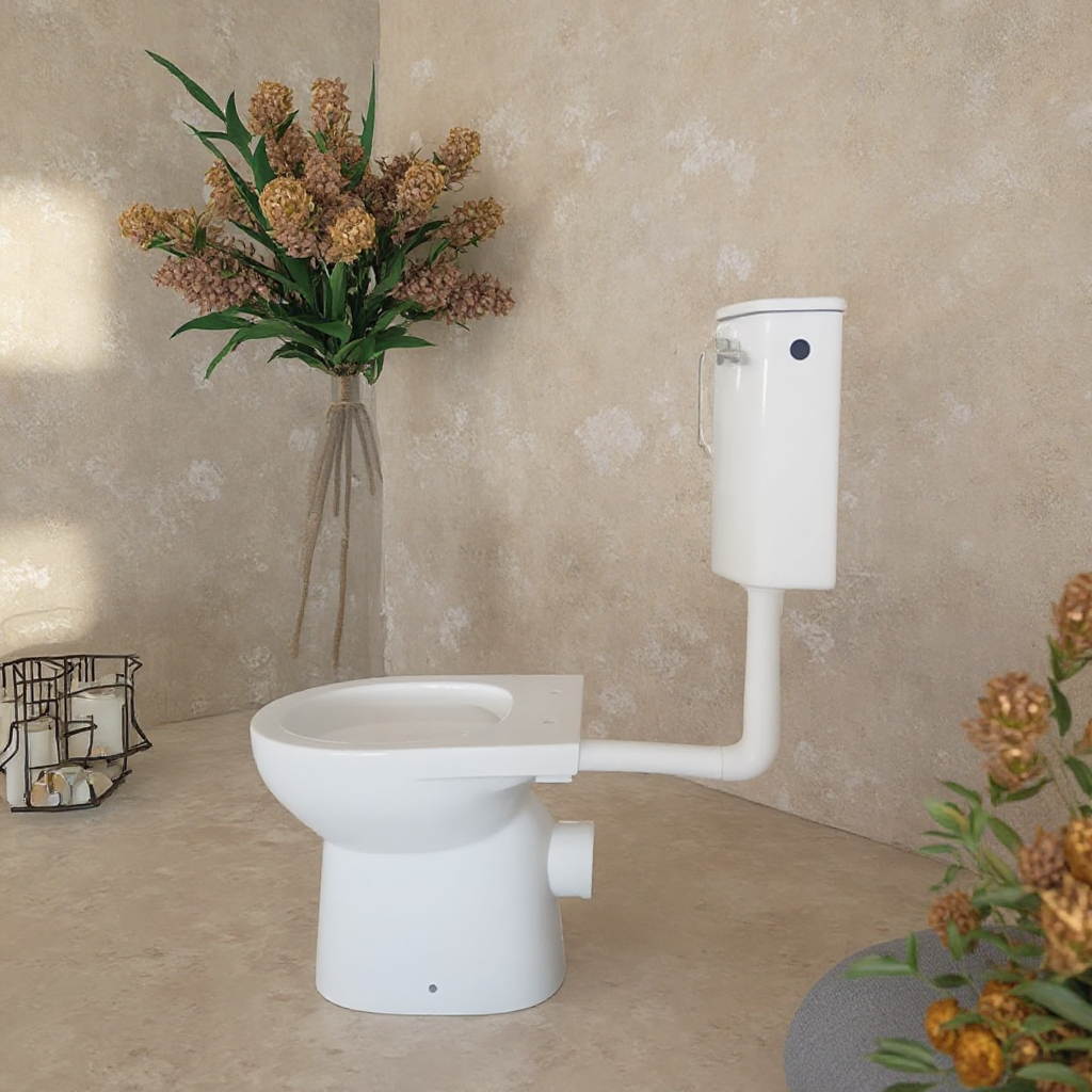 Tall Height Toilet Modern High Cistern Toilet