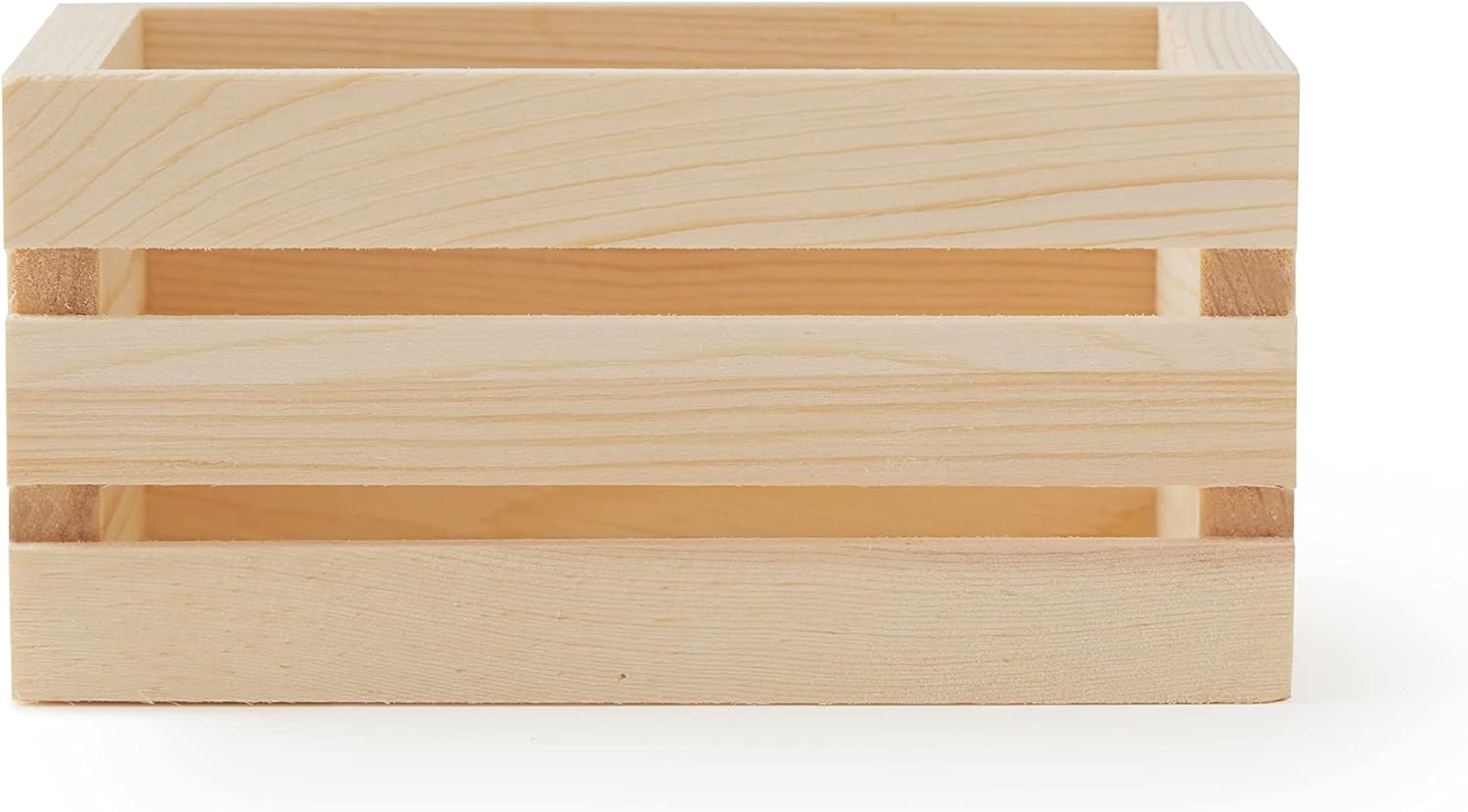 Wooden Crates Durable Multifunction Container Desktop Basket for Storage Sundries Office School Home