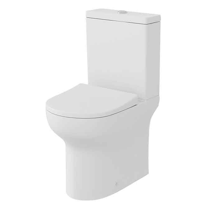 Close Coupled Rimless Toilet Two Piece Closet