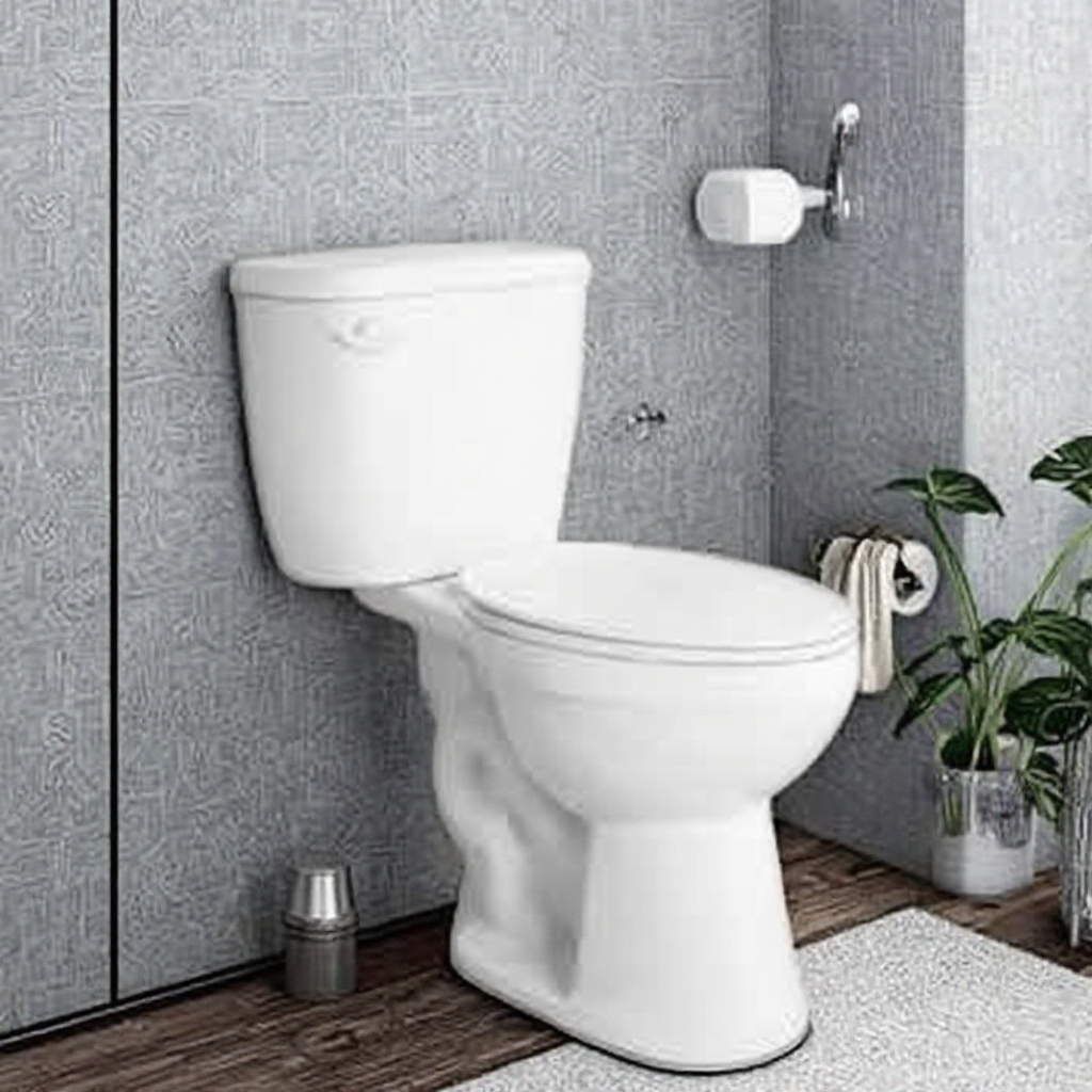 Siphon Jet Flushing Two Piece Toilet