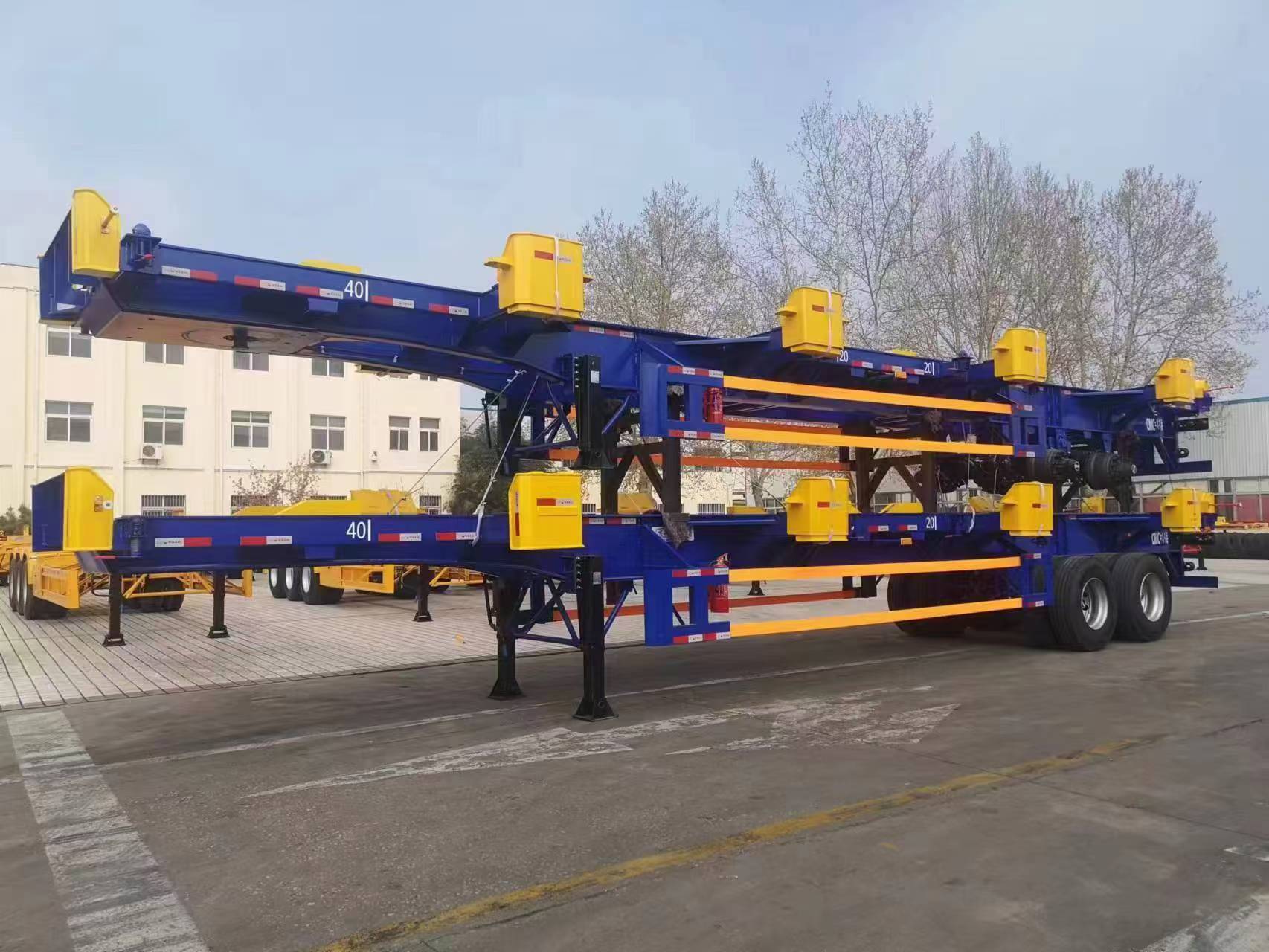 Sinoheng Heavy Duty Lowbed Trailer, 60 Tons Capacity, ABS, Flatbed, 13000x3000mm