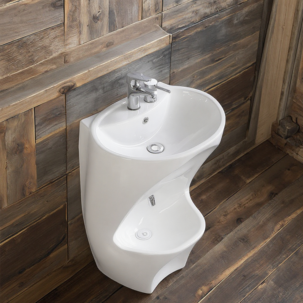 Dual Hand Wash Basin Muslim Wudu