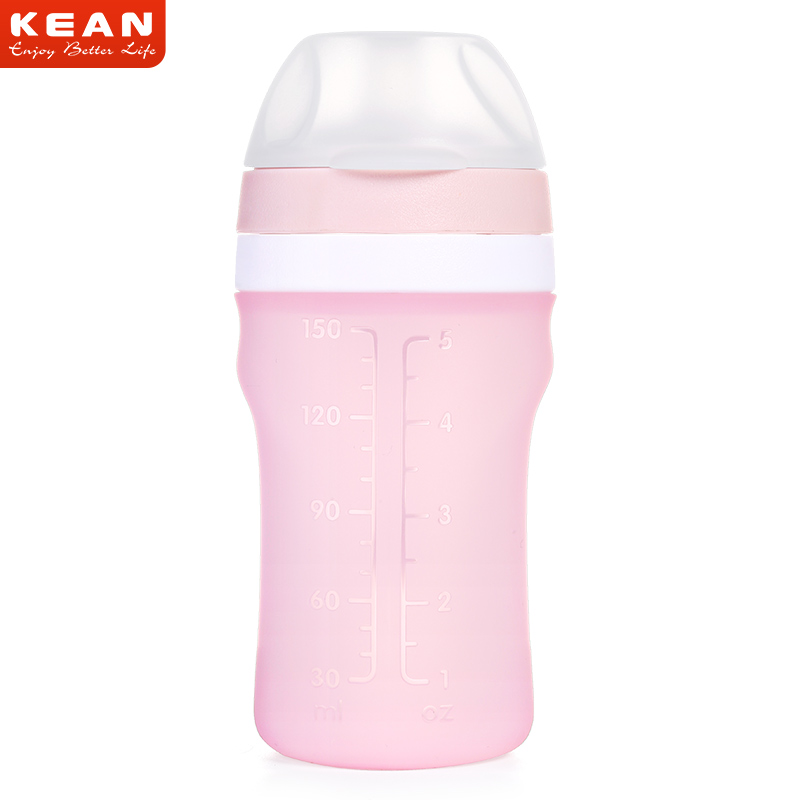New Baby Products Bpa Free Silicone Reusable Baby Feeding Bottle Set Manufacturing
